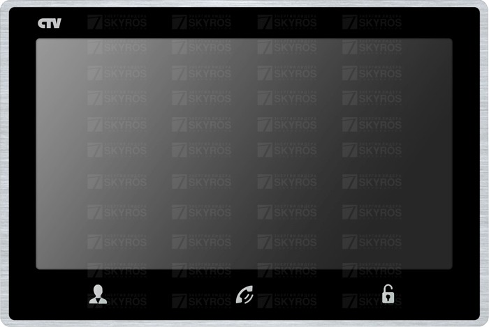 CTV-M4703AHD B Монитор цветного видеодомофона цв. корпуса - черный