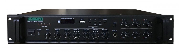 DSPPA MP-1010U Комбинированный микшер-усилитель