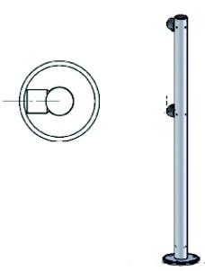 Praktika Стойка ограждения односторонняя ВЗР 1996.01.0.000