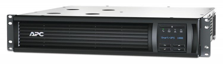 ИБП APC Smart-UPS 1000 ВА с ЖК-индикатором, стоечного исполнения высотой 2U, 230 В (SMT1000RMI2U)