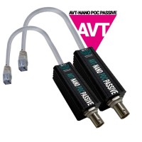 AVT-Nano PoC Passive Удлинитель Ethernet с PoE по коаксиальному кабелю до 400м